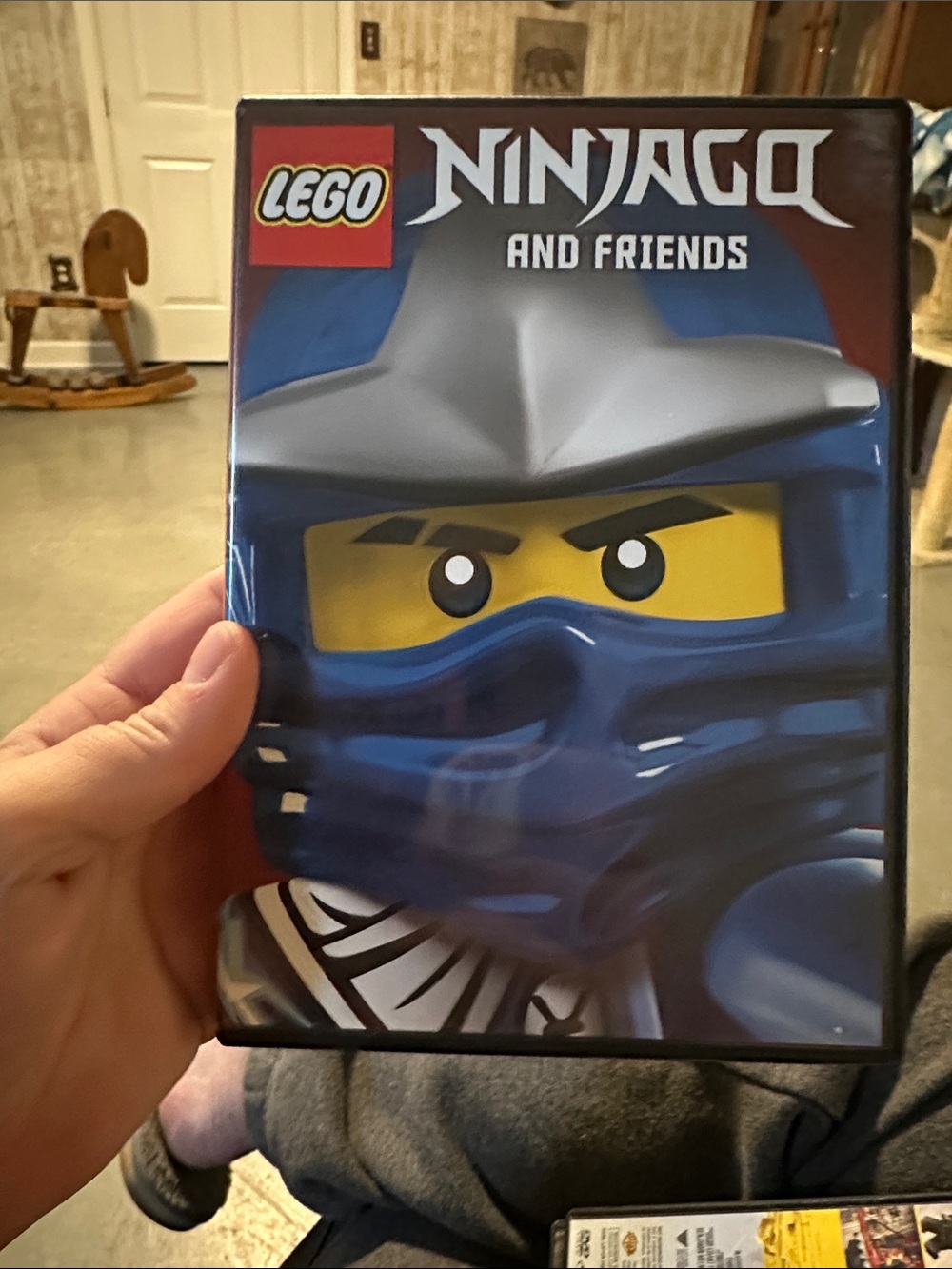Lego Ninjago Blue Ninja Cover with Yellow Face Details